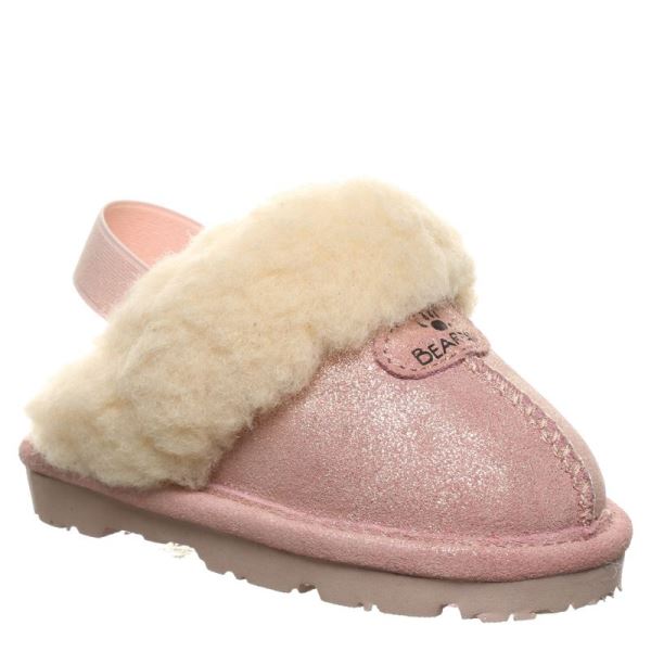 Pantofole Bambino Bearpaw Loki Toddler Rosa | 5491-DJTFY