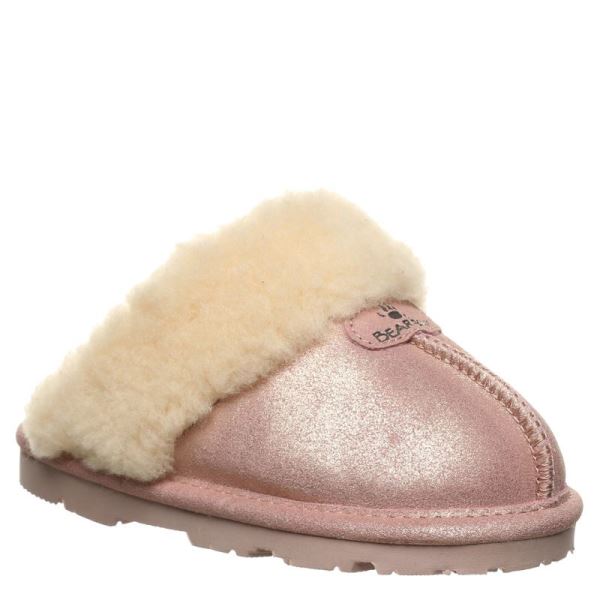 Pantofole Bambino Bearpaw Loki Youth Rosa | 9253-QBLRA