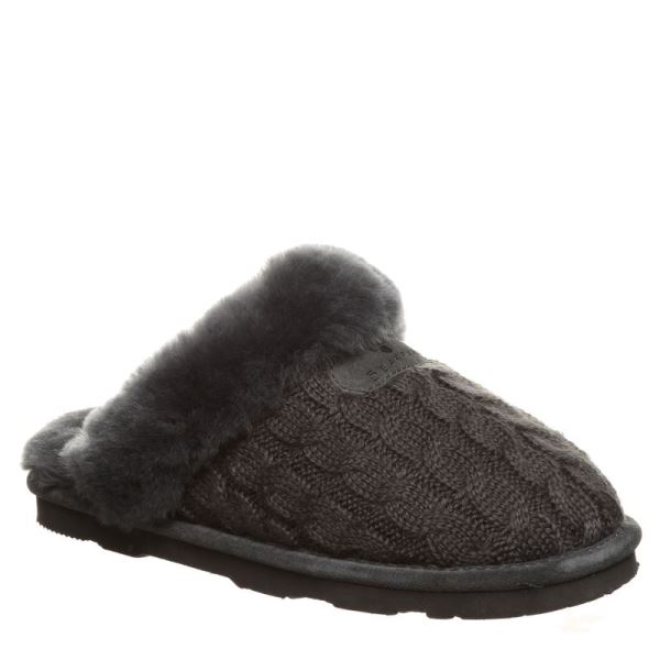 Pantofole Donna Bearpaw Effie Grigie | 3745-UMAHL