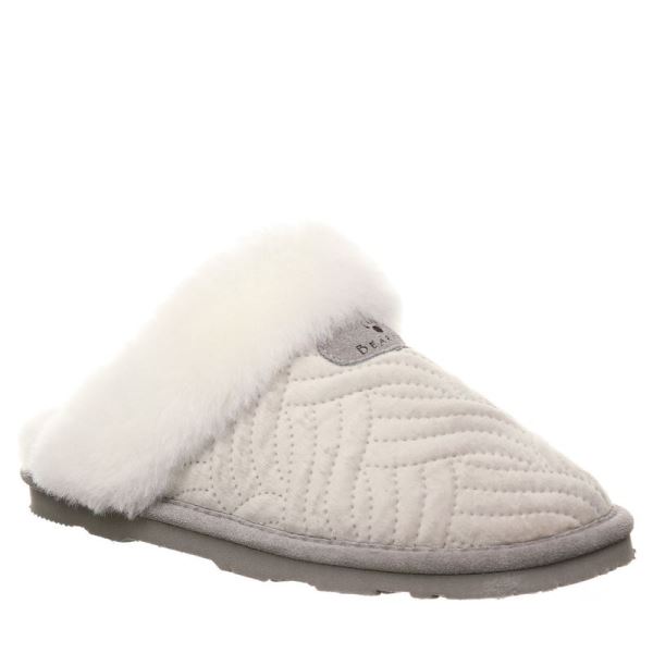 Pantofole Donna Bearpaw Effie Grigie Chiaro | 2831-IVWKR