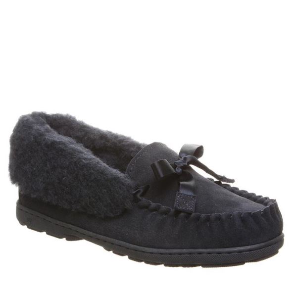 Pantofole Donna Bearpaw Indio Blu Marino | 5702-OJFSY