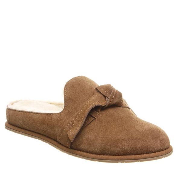 Pantofole Donna Bearpaw Liberty Marroni | 9054-POWUK