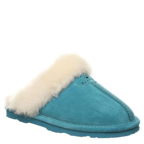 Pantofole Donna Bearpaw Loki Blu Marino Blu | 4985-ACERG