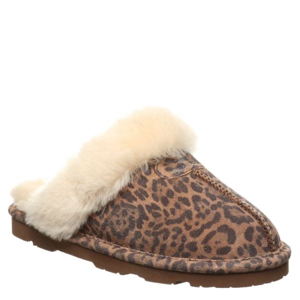 Pantofole Donna Bearpaw Loki Exotic Leopardate | 3708-LOIDR