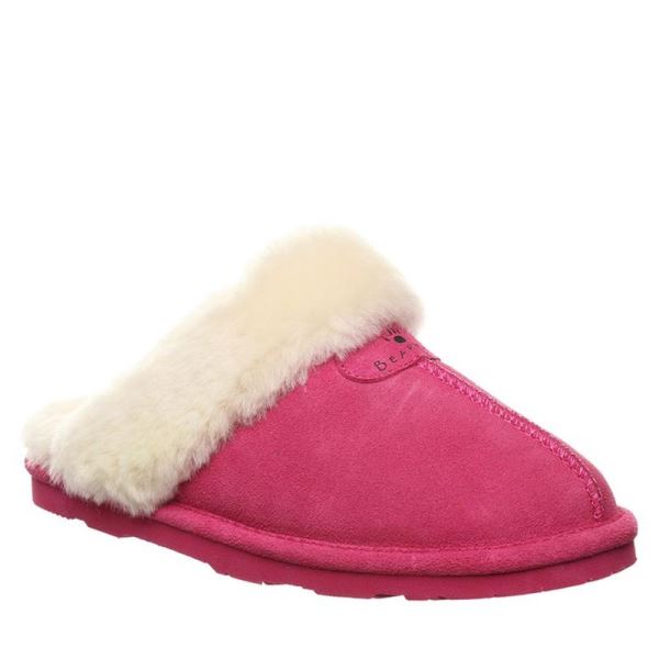 Pantofole Donna Bearpaw Loki Rosa | 6857-SGFUY