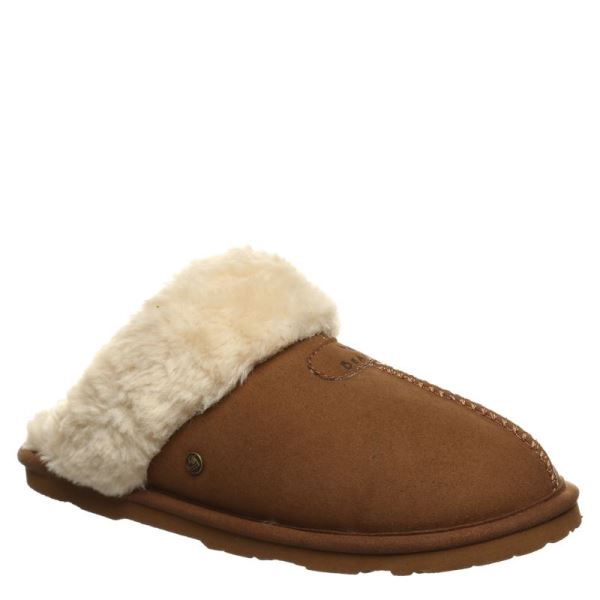 Pantofole Donna Bearpaw Loki Vegan Marroni | 3520-ANOXG