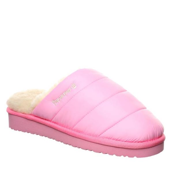 Pantofole Donna Bearpaw Puffy Pantofole Rosa | 7024-YTQWP