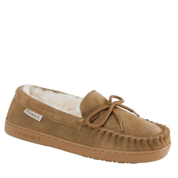 Pantofole Uomo Bearpaw Moc II Marroni | 9586-VXRBC