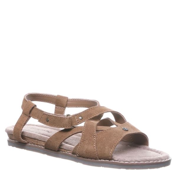 Sandali Donna Bearpaw Aruba Marroni | 3496-KRFMJ