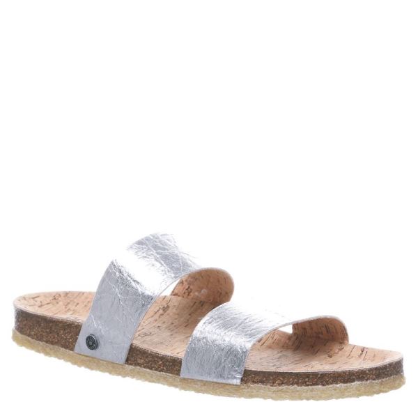 Sandali Donna Bearpaw Lilo Argento | 9187-SJOWF