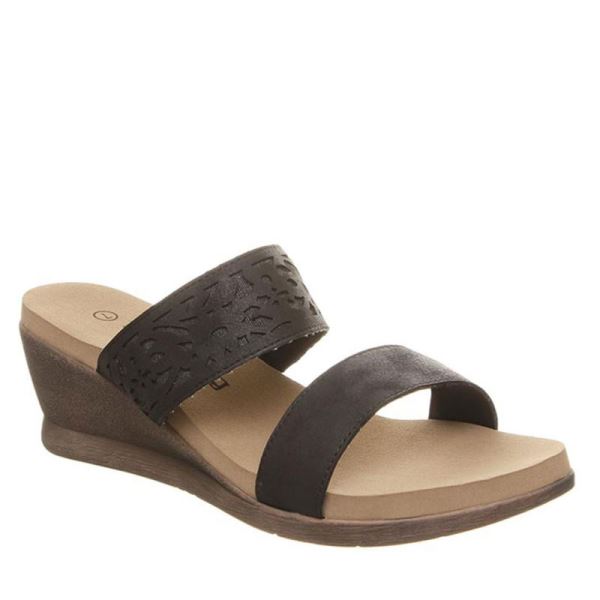 Sandali Donna Bearpaw Noelle Nere | 1704-QEGTX