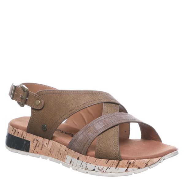 Sandali Donna Bearpaw Shelli Marroni | 6094-LAKYH