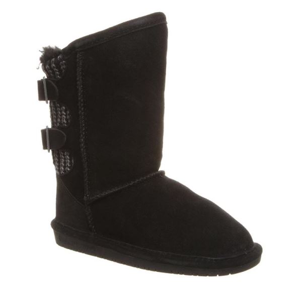 Stivali Bambino Bearpaw Boshie Youth Nere | 0684-ZRUQP