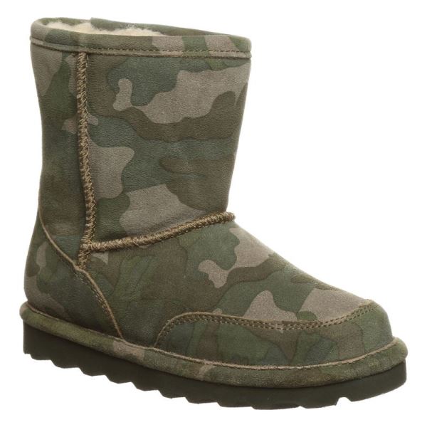 Stivali Bambino Bearpaw Brady Youth Verde Oliva Camouflage | 6381-HFXWU