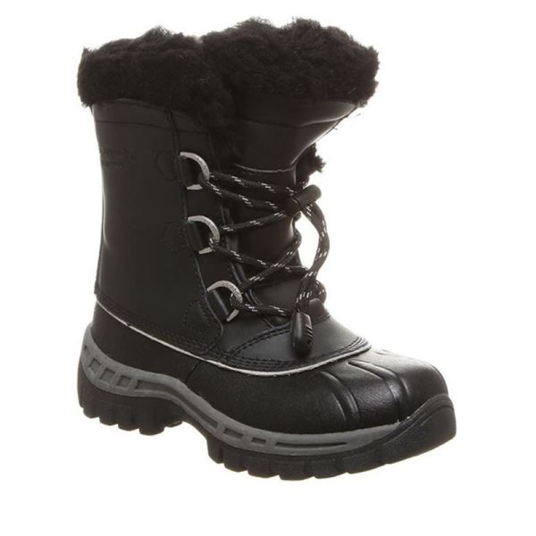 Stivali Bambino Bearpaw Kelly Youth Nere Grigie | 2906-GEAWJ