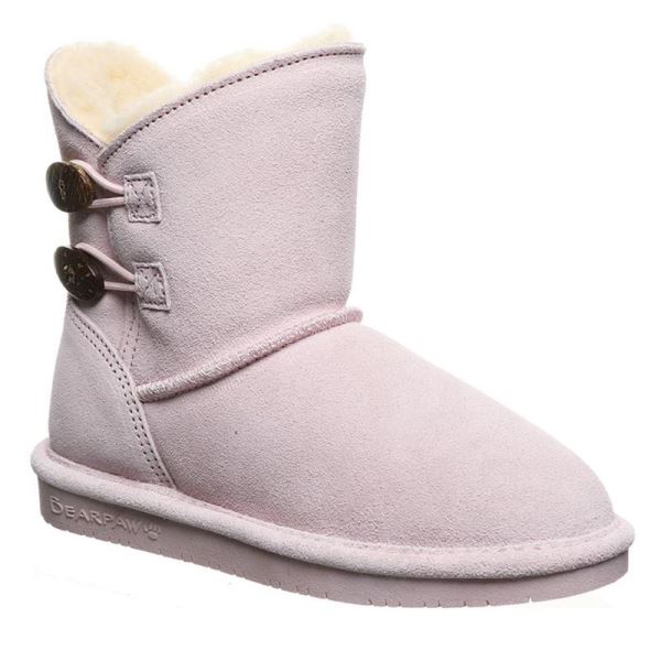 Stivali Bambino Bearpaw Rosaline Youth Rosa | 4153-SUOMX