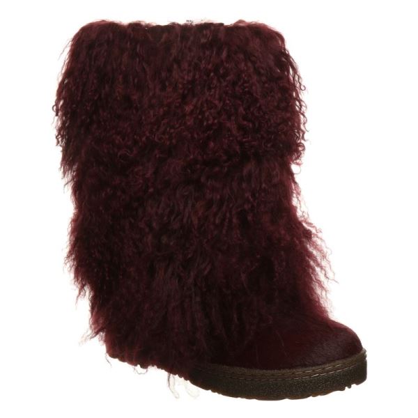 Stivali Donna Bearpaw Boetis Bordeaux | 6742-GVHMU