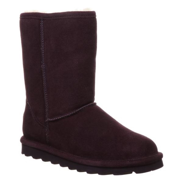 Stivali Donna Bearpaw Elle Corta Bordeaux | 7396-SVUDH