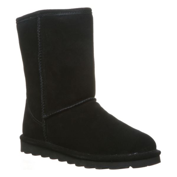 Stivali Donna Bearpaw Elle Corta Larghe Nere | 9531-BEQKZ