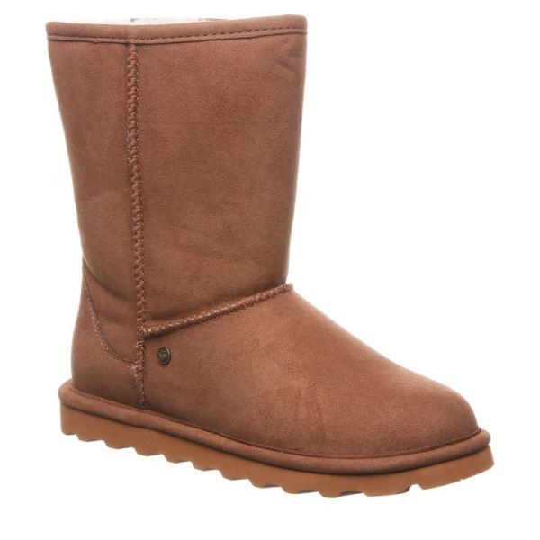 Stivali Donna Bearpaw Elle Corta Vegan Marroni | 5879-DRCTA