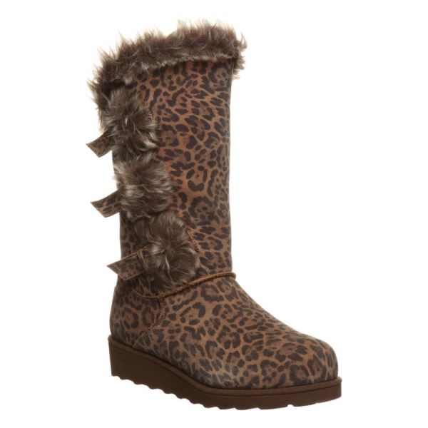 Stivali Donna Bearpaw Genevieve Leopardate | 6293-NFTWC