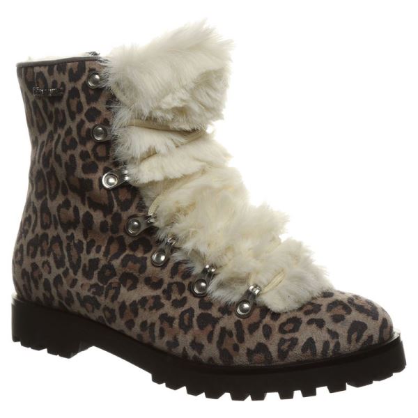 Stivali Donna Bearpaw Vanna Grigie Leopardate | 3182-GYWZL