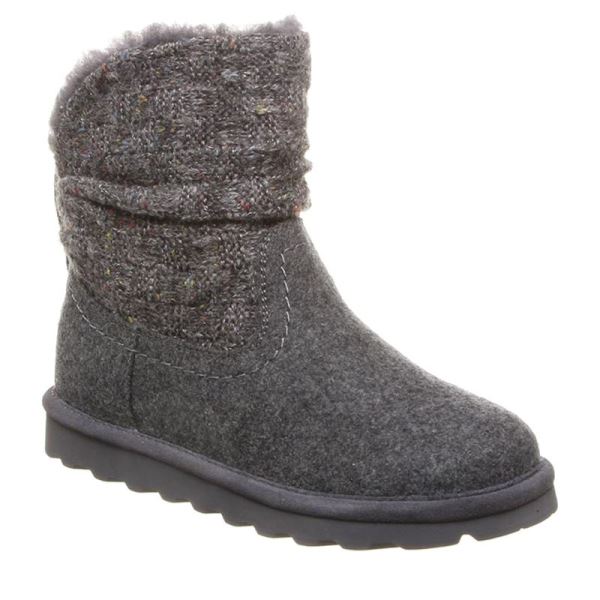 Stivali Donna Bearpaw Virginia Grigie | 8275-CUBJL